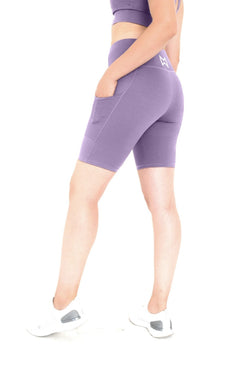 Lavender deals biker shorts